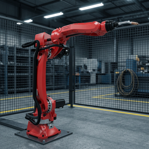 Brazo de robot pequeño CE con muñeca hueca para automatización industrial para manejo de soldadura por arco sistema de visión de flexión 18kg de carga útil - Product Image 2