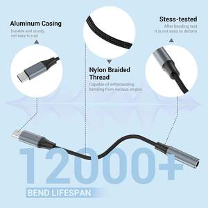 Adapter <strong>Cable</strong> USB C Type C Type-C Male to 3.5mm Female Dac <strong>Digital</strong> Aux <strong>Audio</strong> Stereo Headphone Jack Converter Adapter <strong>Cable</strong> - Product Image 3