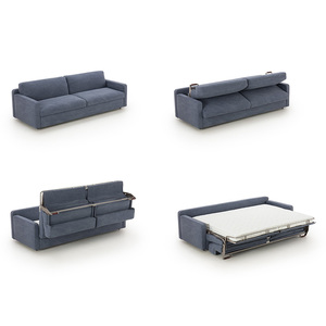 Conjunto de Muebles de Dormitorio y Sala de Estar Combinados, Funcionales, Portátiles, Ajustables, Pequeños, Usados, de 2 Plazas, Sofá Cama Mini - Product Image 3