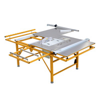 Offre Spéciale 5 en 1 pliant multifonctionnel sans poussière utilisé dans l'industrie du travail du bois scie coulissante pliable scie à Table scie à découper
