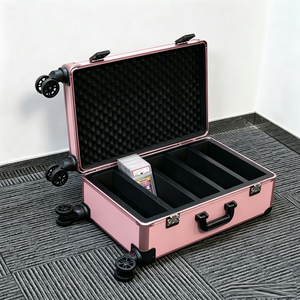 Valise de transport portable en aluminium avec roulettes et serrure TSA pour le stockage de slabs classés, fournie directement par l'usine - Product Image 1
