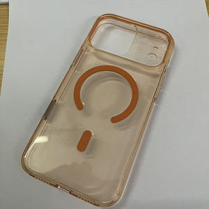 Custodia per telefono Mordas trasparente antiurto in PC per 17 Pro Max con design a colore puro - Product Image 1