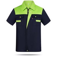 Vêtements de protection du travail d'été Uniforme de travail à manches courtes Machines d'ingénierie personnalisées Vêtements de travail pour la construction