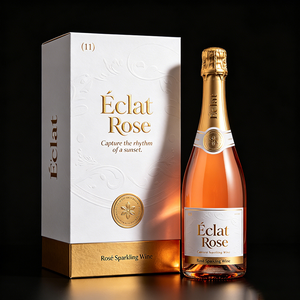 Boîte pliante à rabat recyclable à prix de gros, impression UV, en carton, pour emballage de vin <span class=keywords><strong>rosé</strong></span> - Product Image 3