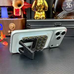 Hot Wholesale Anti slip Mount Strong Suction wall mounted Desktop <b>folding</b> back bracket Anti-Slip Grip phone Holder Iphone 17 16 - Product Image 3