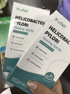 ชุดตรวจหาเชื้อเอชไพโลไรแบบเร็ว ODM/OEM  น้ำยาสำหรับตรวจในช่องปาก อ่านผลได้ภายใน 5 นาที - Product Image 3