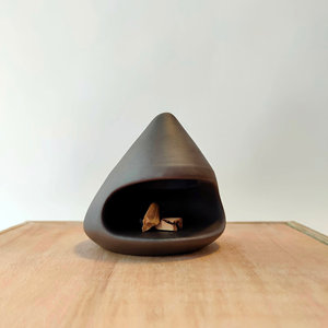 Decorazione per la casa sandalo profumato vassoio olio essenziale aromatico bruciatura confezionato in scatole di legno fatto a mano - Product Image 1