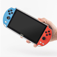 NUEVO X40 Video Game 7,1 pulgadas LCD Double Rocker Portable Handheld Retro Game Console Video MP5 Player TF Card 3000 Game