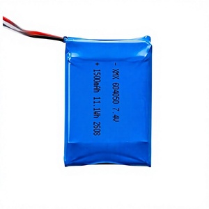 Batterie Li-polymère 7,4 V 1500 mAh 2S1P 604050 rechargeable avec protection PCM - Product Image 2