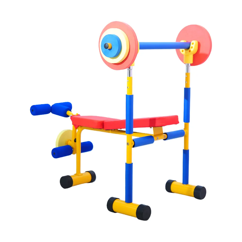 Crianças weight bench fitness gym equipamentos para crianças
