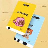 Tablette d'écriture en plastique pour l'apprentissage précoce et jouet parlant, kit éducatif de démarrage pour enfants de 3 ans et plus, avec insertion de cartes