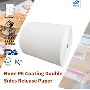 Carta Siliconata Stampabile Fronte-Retro 100gsm Senza Rivestimento PE per Etichette di Stampa Offset e Supporto per Pellicole Grafiche - Product Image 1