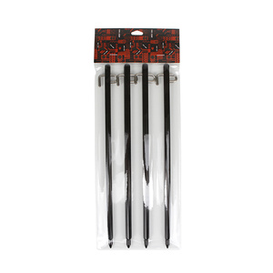 Piquets de tente de camping en plein air, piquets de sol portables en alliage d'aluminium, piquets de tente haute résistance, piquets de fixation de bâche, 4 pièces - Product Image 5