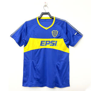 <span class=keywords><strong>Maillot</strong></span> <span class=keywords><strong>de</strong></span> football pour jeunes Thaïlande 03/04, tenue <span class=keywords><strong>de</strong></span> club, séchage rapide, respirant, <span class=keywords><strong>maillot</strong></span> <span class=keywords><strong>de</strong></span> football rétro, personnalisable avec nom et numéro - Product Image 1