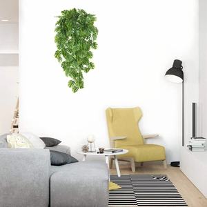 Artificial Monstera <b>Leaf</b> Vine <b>Wall</b> Hanging Greenery <b>Decor</b> for Home Wedding Outdoor Photography Props PVC Plastic 68-Order - Product Image 4