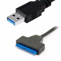 Cable de datos de disco duro SATA a usb3.0, cable adaptador de disco duro SATA de 2,5 pulgadas, venta al por mayor de fábrica