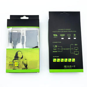 Premium <strong>VGA</strong> to HDMI Signal Conversion Cable 1080P HD Adapter with Built in Audio <strong>Output</strong> and Power Supply - Product Image 3