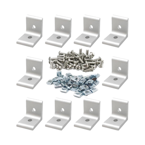 China Manufacturer 6001 <strong>2</strong> Hole Inside Corner <strong>Bracket</strong> 2020 2020 Series L Shape <strong>Bracket</strong> <strong>for</strong> Aluminum Profile - Product Image 1