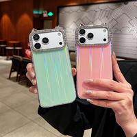 Coque de téléphone scintillante mignonne pour iPhone 18 Pro 17 Air 15 16 11 12 13 Pro Max 14 16 Plus, protection antichoc Bling Bling