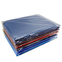 Chemise/Pochette en Cuir PU Vierge Format A4 pour Diplôme avec Impression Or/Argent, Logo Personnalisé, Porte-Certificat Scolaire A5 en Velours