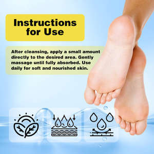 Stick de crème pour les pieds à 60% d'urée pour hommes, élimination des peaux mortes, réparation des fissures des talons, baume hydratant - Product Image 4