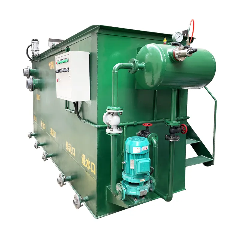 Daf-equipo de tratamiento de flotación de aire disuelto, planta de aguas residuales domésticas