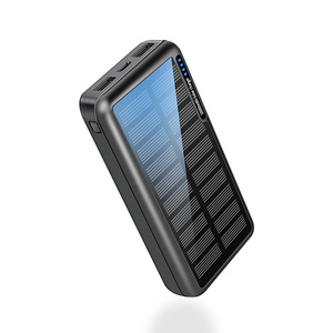 FOCUS Wholesale Outdoor Supply for Hiking Fishing Custom Logo Powerbank with Solar Charging Promotional Business Gift Powerbank