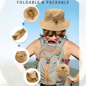Custom Adjustable Waterproof Outdoor Climbing Foldable Storage <b>Bag</b> Thin Fisherman <b>Hat</b> Men's and Women's Sun protection - Product Image 5