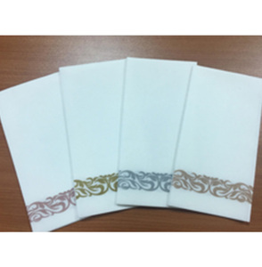 1/6 piega gli asciugamani di <span class=keywords><strong>carta</strong></span> assorbente morbido monouso con decorazione floreale <span class=keywords><strong>argento</strong></span> airlone <span class=keywords><strong>carta</strong></span> asciugamani per ospiti <span class=keywords><strong>tovaglioli</strong></span> - Product Image 1