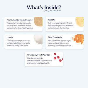 Friandises à mâcher <span class=keywords><strong>pour</strong></span> chiens, soin des yeux, OEM/ODM |   Prévenir les taches <span class=keywords><strong>de</strong></span> larmes Soutien <span class=keywords><strong>de</strong></span> la vision |   <span class=keywords><strong>Huile</strong></span> <span class=keywords><strong>de</strong></span> <span class=keywords><strong>krill</strong></span> à la lutéine et à l'astaxanthine sans céréales - Product Image 2