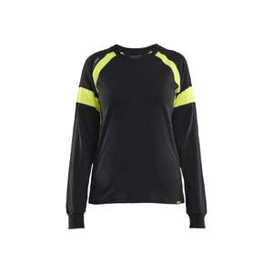BLAKLADER - 352110309933XL Camiseta de manga larga para mujer con negro Hi-Vis/amarillo Hi-vis-EAN 7330509917657 ROPA DE TRABAJO DE LA HI-VIS - Product Image 3