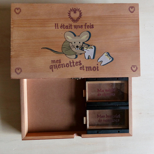 Wooden Kids Deciduous <strong>Tooth</strong> Box Keepsake Organizer Container Baby Milk <strong>Teeth</strong> Box for Baby <strong>Teeth</strong> and Lanugo <strong>Tooth</strong> <strong>Fairy</strong> Tray <strong>Bags</strong> - Product Image 5