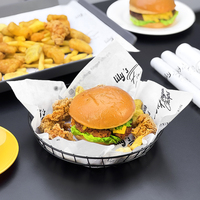 Papier d'emballage en cire PE écologique de qualité alimentaire pour gâteaux, pains, hamburgers, sandwichs, pizzas et emballages de snacks, logo personnalisé