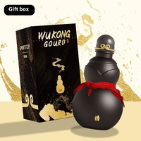 900ml Black Myth Gourd Tasse à eau en acier inoxydable Populaire Big Wukong Gourd Bouilloire avec bouchon pour contenir de l'eau chaude