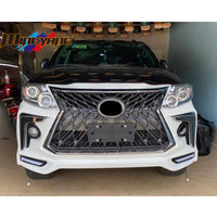 Pare-chocs de voiture de haute qualité pour Lexus, kit carrosserie design TRD, accessoires pour Toyota Fortuner 2012-2015, style Lexus
