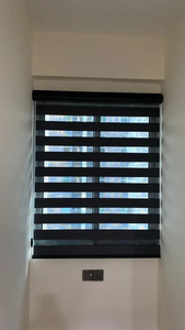 EX01‑SUPER SYSTEM Zebra Exclusive Blind, Stores occultants jour-nuit à fonctionnement fluide pour la décoration de fenêtres résidentielles de luxe - Product Image 3