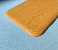 Conjunto de Mesa y Silla Escolar de Madera Prensada, 110*42 36*39, Moderno, Cómodo, Ecológico, Ignífugo, Duradero, para Uso Comercial