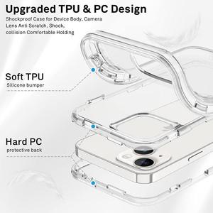 Funda protectora transparente tres en uno a prueba de golpes para iPhone 17, 16e, 14, 13, 12, 11, 15 Pro Max, nueva. - Product Image 2