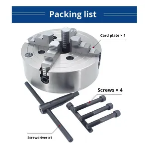 Глобальный бренд: Четырехкулачковый односторонний ручной токарный патрон VCS из стали, 200, 250, 320, 400, 500, производство Китай, без зажима - Product Image 4