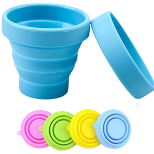 Vaso Plegable de Silicona de 230 ml, Libre de BPA, para Viajes, Campamentos, Escuela y Uso al Aire Libre - Product Image 2