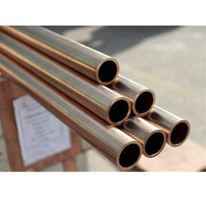 Tuyau en cuivre robuste, solutions de raccordement fiables pour la réfrigération, tuyau droit en alliage, dimensions personnalisables, fourniture d'usine - Product Image 1