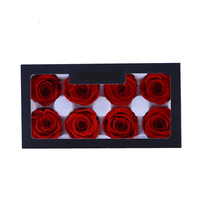 Bunga mawar kering, Diy hadiah abadi hidup bunga Valentine bahan pernikahan yang diawetkan