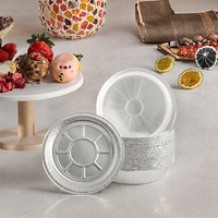 Barquettes à tarte en aluminium jetables personnalisées de haute qualité, barquettes en plastique PE de qualité alimentaire, barquettes en pulpe moulée pour la cuisson