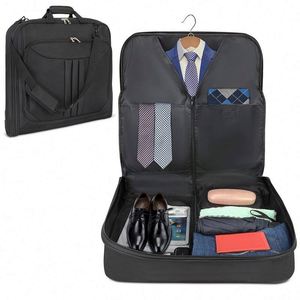 BSCI factory Custom <b>Travel</b> & Business Trips Suit Carry On <b>Garment</b> <b>Bag</b> With Shoulder Strap - Product Image 2