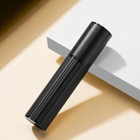 Flacon de parfum portable à remplissage par le bas, flacon de parfum texturé rayé, flacon de parfum de 5 ml