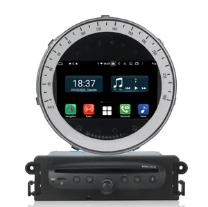 Octacore-Lettore DVD stereo per auto, schermo capacitivo con Android 10.0, 7 ", Carplay 1Din, DSP, Mini R56, Cooper