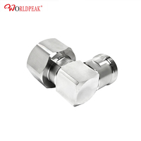 Suministro de fábrica ROhs Conector RF Ángulo recto 716 DIN Jack L29 Hembra a LC Macho Adaptador de conector 7/16DIN-LC JJ/KK Adaptador