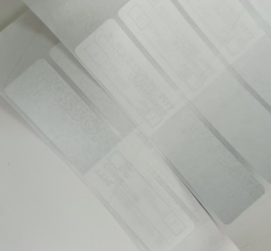 Étiquettes adhésives imprimées UV de taille personnalisable, autocollants durables, papier d'écriture PET, téléphones mobiles industriels, montres intelligentes <span class=keywords><strong>FASSON</strong></span> - Product Image 6