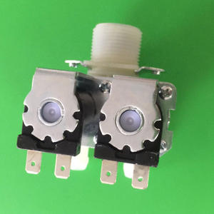 Pièces de distributeur d'eau sous pression à double vanne, un entrée et deux sorties, pour utilisation avec les machines à laver de haute technologie - Product Image 1