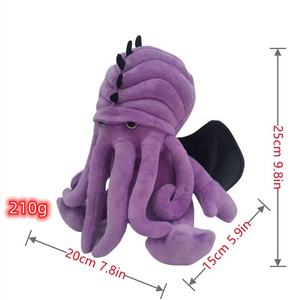 La nouvelle collection de créatures mythologiques CthulhuCraft Krasul Chapter Fish Monster Plush Doll Cadeau pour enfants - Product Image 6